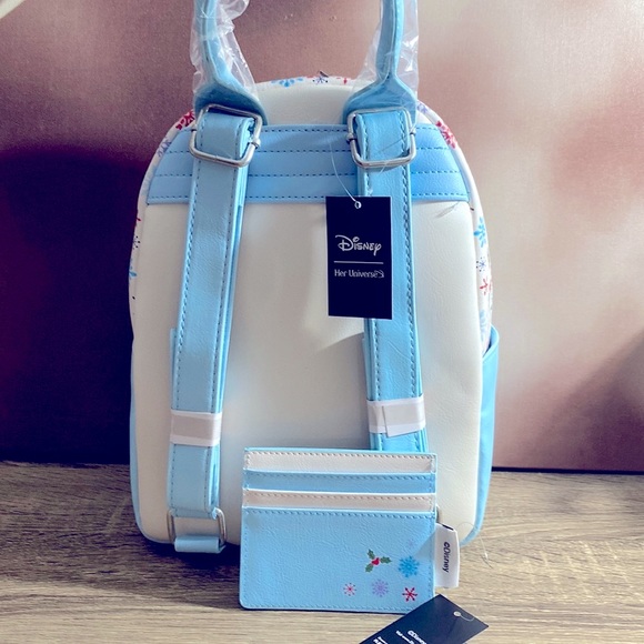 Mickey Minnie Mouse Snow Angels Backpack SET NWT - Picture 2 of 12